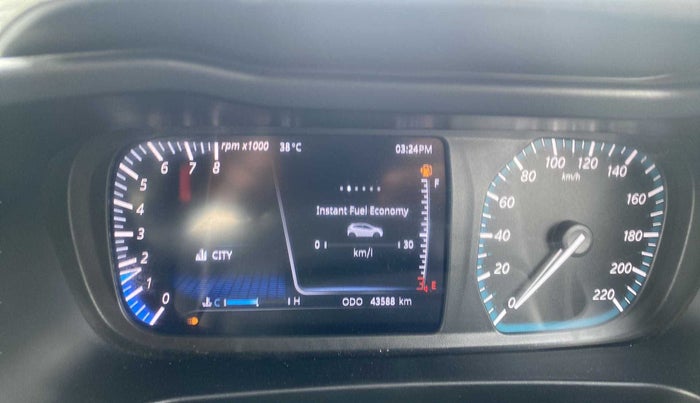 2021 Tata ALTROZ XZ PETROL, Petrol, Manual, 43,742 km, Odometer Image