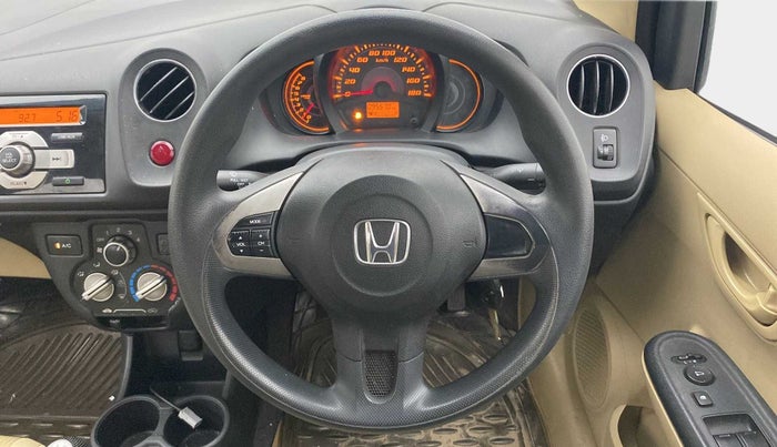 2014 Honda Amaze 1.2L I-VTEC S, Petrol, Manual, 95,661 km, Steering Wheel Close Up