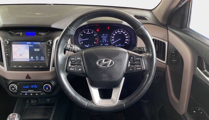2018 Hyundai Creta SX (O) 1.6 PETROL, Petrol, Manual, 61,333 km, Steering Wheel Close Up