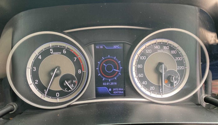 2020 Maruti Dzire ZXI Plus, Petrol, Manual, 62,744 km, Odometer Image