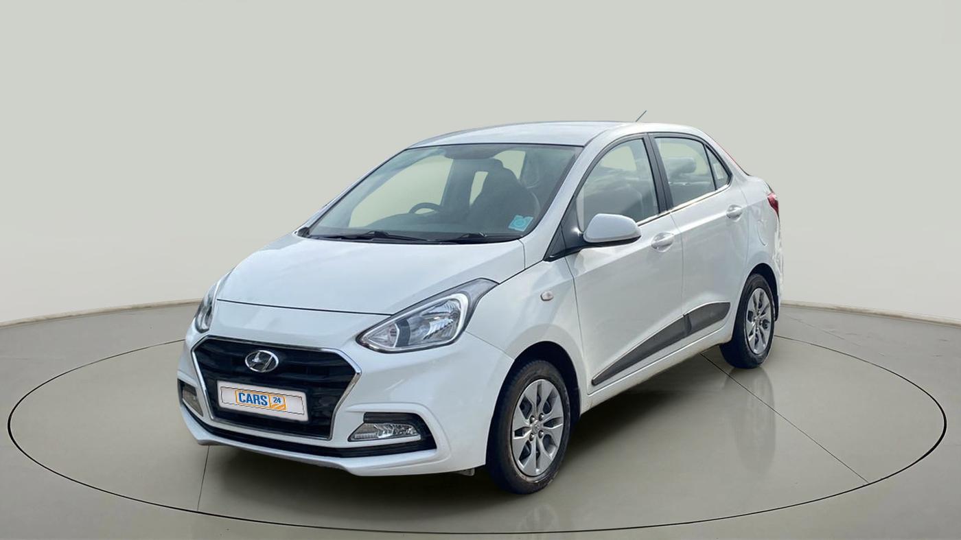 2017 Hyundai Xcent E+, Petrol, Manual, 27,747 km, Left Front Diagonal
