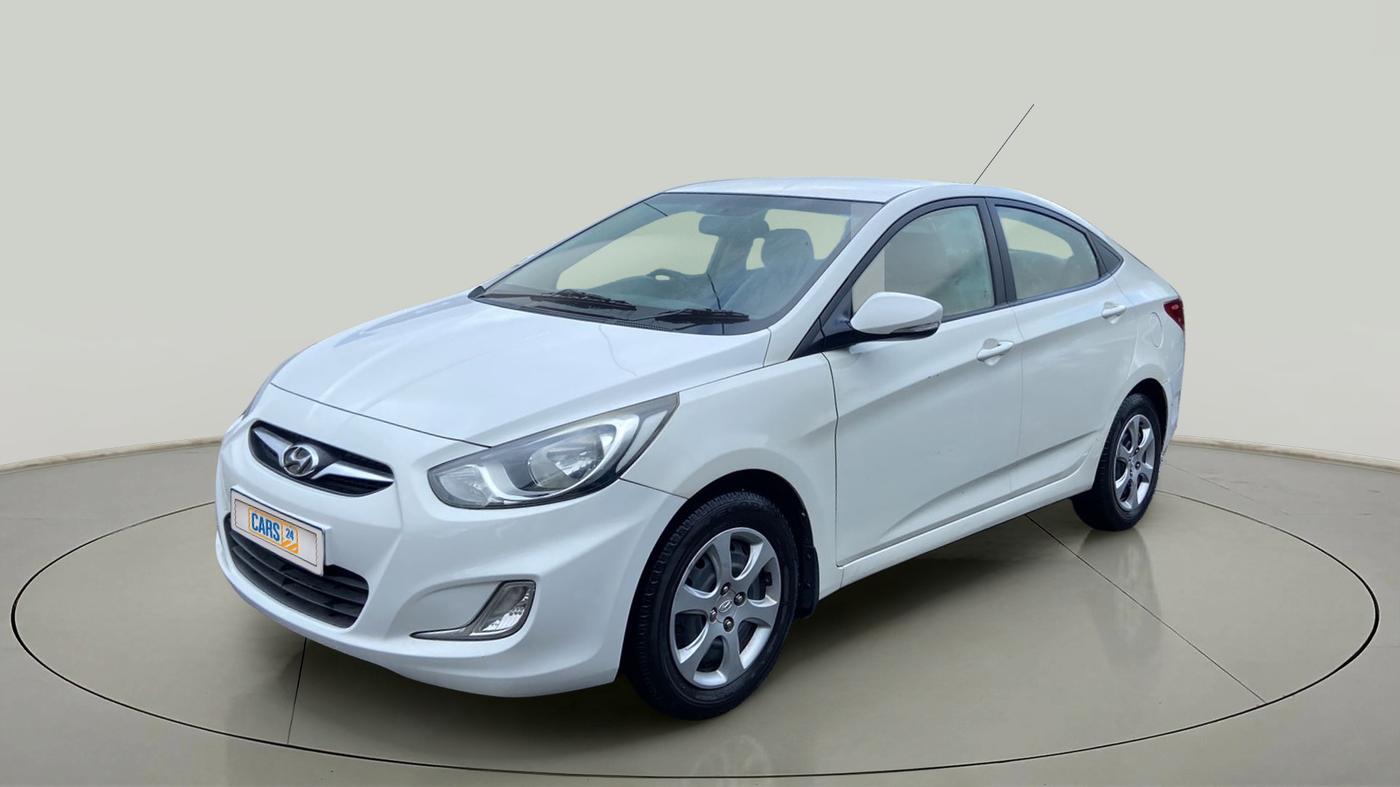 2013 Hyundai Verna FLUIDIC 1.6 VTVT EX, Petrol, Manual, 1,03,738 km, Left Front Diagonal