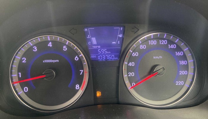 2013 Hyundai Verna FLUIDIC 1.6 VTVT EX, Petrol, Manual, 1,03,738 km, Odometer Image