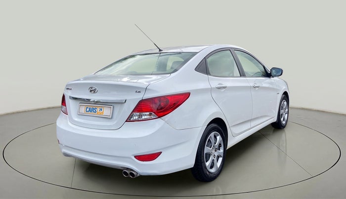 2013 Hyundai Verna FLUIDIC 1.6 VTVT EX, Petrol, Manual, 1,03,738 km, Right Back Diagonal