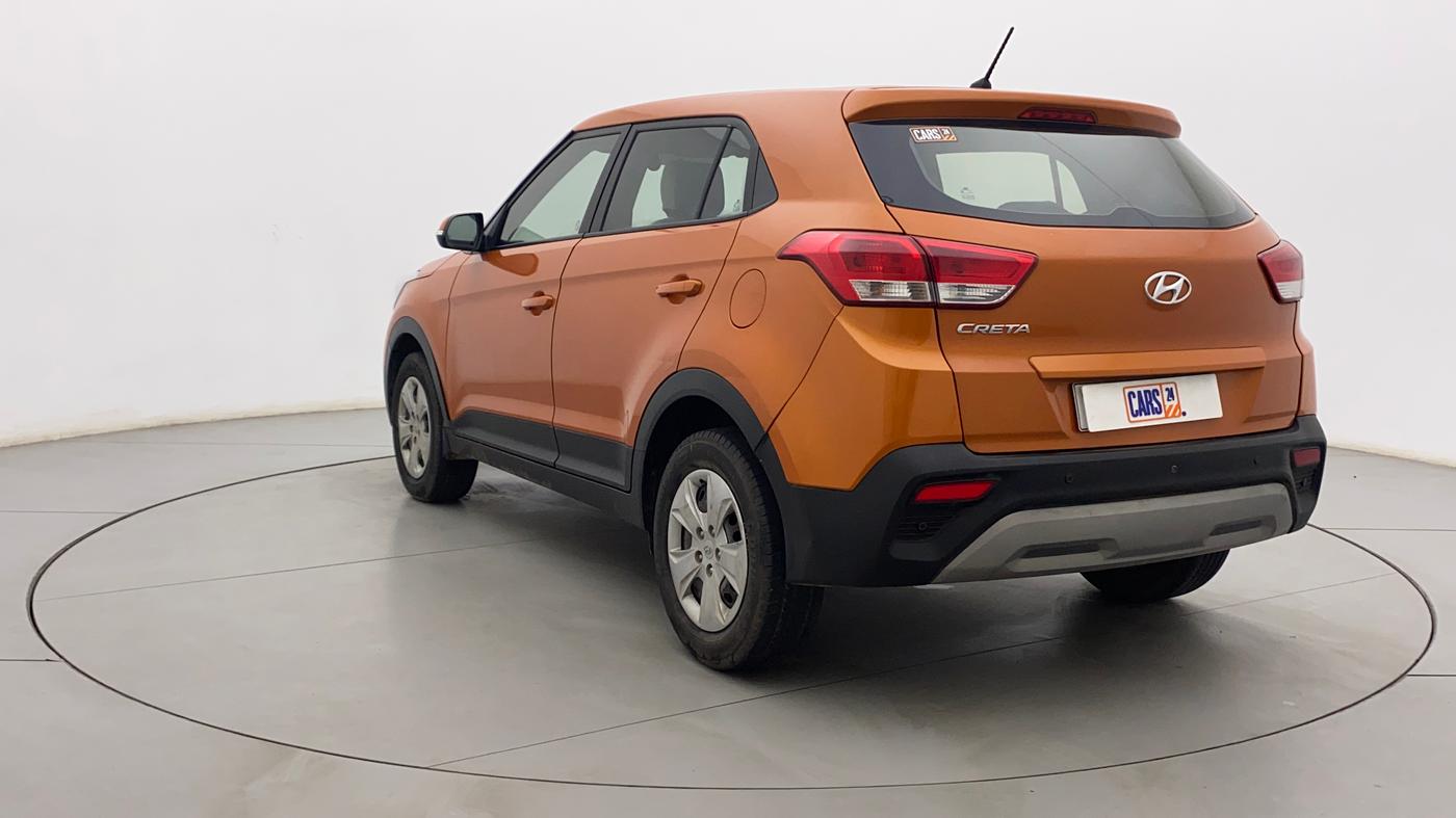 2018 Hyundai Creta E PLUS 1.6 PETROL, Petrol, Manual, 32,834 km, Left Back Diagonal