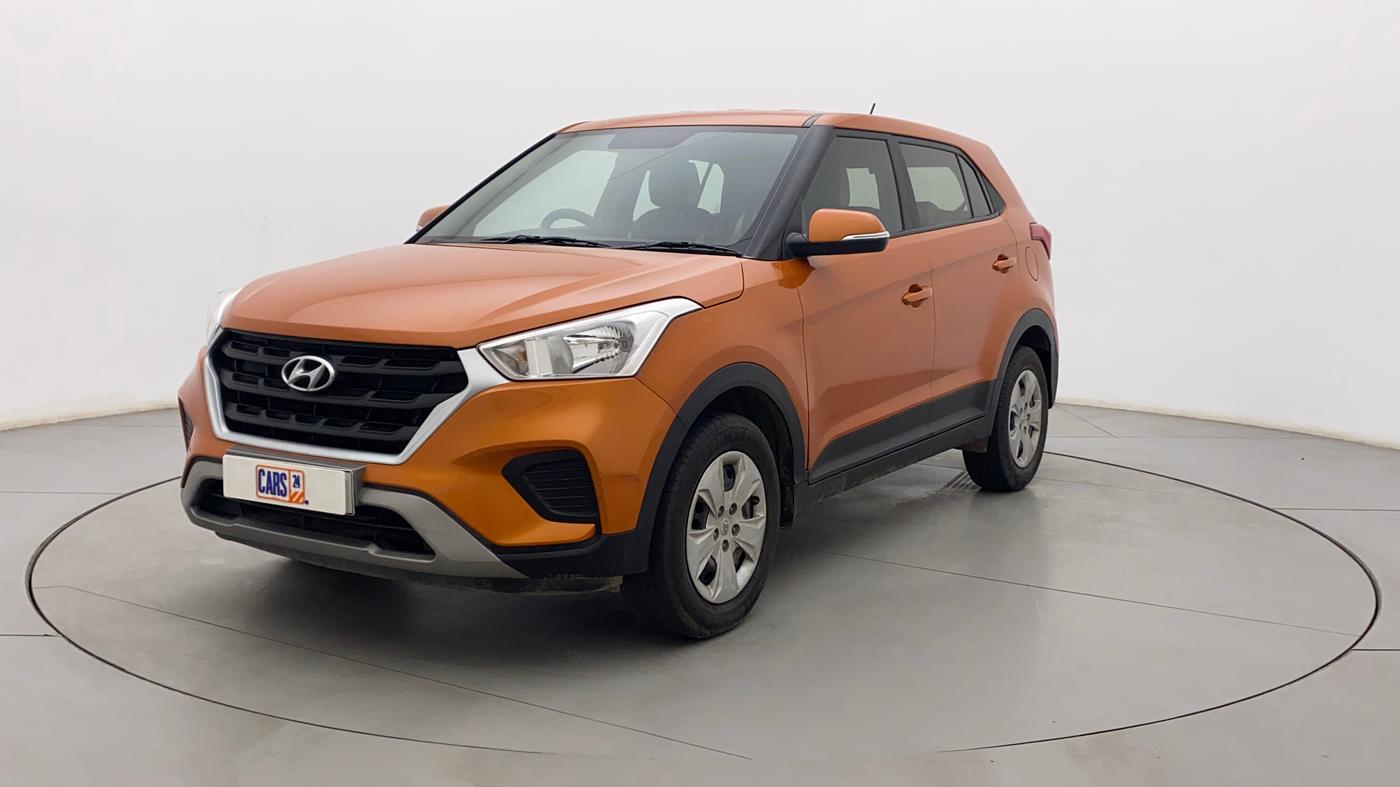 2018 Hyundai Creta E PLUS 1.6 PETROL, Petrol, Manual, 32,834 km, Left Front Diagonal