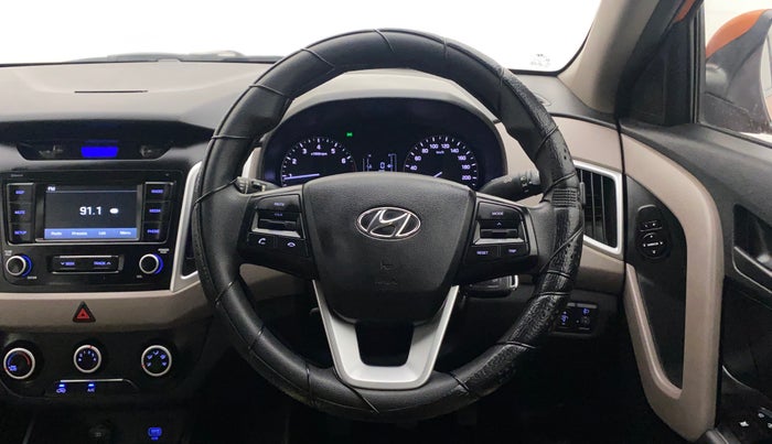 2018 Hyundai Creta E PLUS 1.6 PETROL, Petrol, Manual, 32,834 km, Steering Wheel Close Up