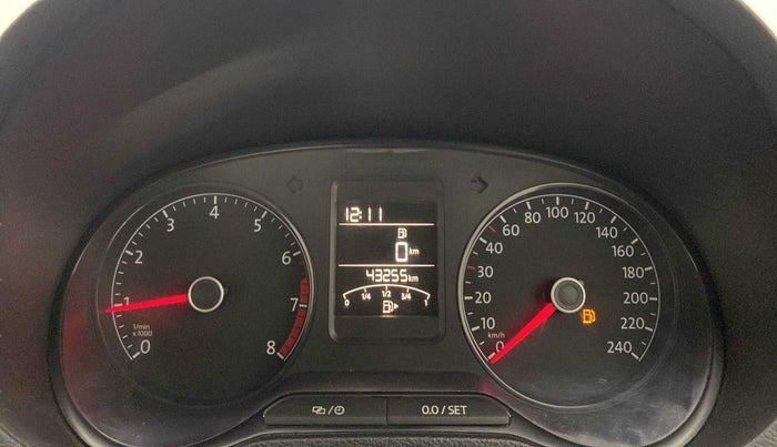 2017 Volkswagen Polo HIGHLINE1.2L, Petrol, Manual, 43,208 km, Odometer Image