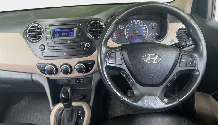 2016 Hyundai Grand i10 ASTA AT 1.2 KAPPA VTVT, Petrol, Automatic, 29,013 km, Steering Wheel Close Up