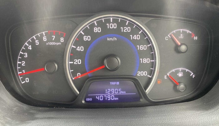 2017 Hyundai Grand i10 ASTA 1.2 KAPPA VTVT, Petrol, Manual, 40,795 km, Odometer Image
