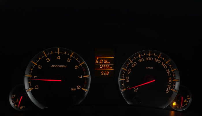 2016 Maruti Swift VXI O, Petrol, Manual, 72,984 km, Odometer Image