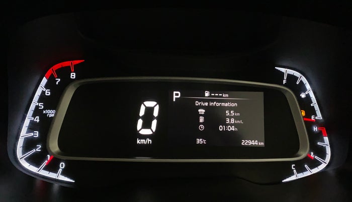 2021 KIA SONET GTX PLUS 1.0 DCT, Petrol, Automatic, 22,944 km, Odometer Image
