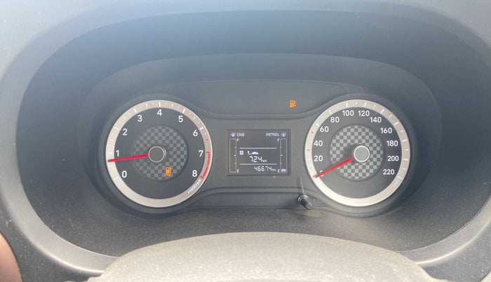 2021 Hyundai AURA S 1.2 CNG, CNG, Manual, 46,638 km, Odometer Image