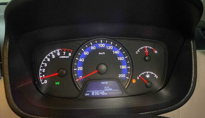 2014 Hyundai Xcent S 1.2, Petrol, Manual, 83,671 km, Odometer Image