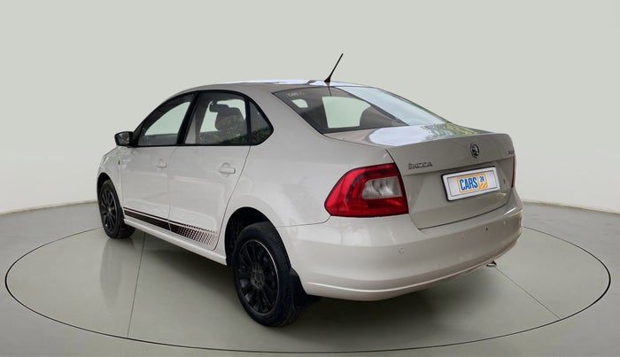 2015 Skoda Rapid 1.5 TDI CR ELEGANCE AT, Diesel, Automatic, 70,476 km, Left Back Diagonal