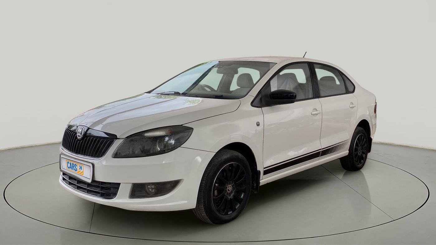 2015 Skoda Rapid 1.5 TDI CR ELEGANCE AT, Diesel, Automatic, 70,476 km, Left Front Diagonal