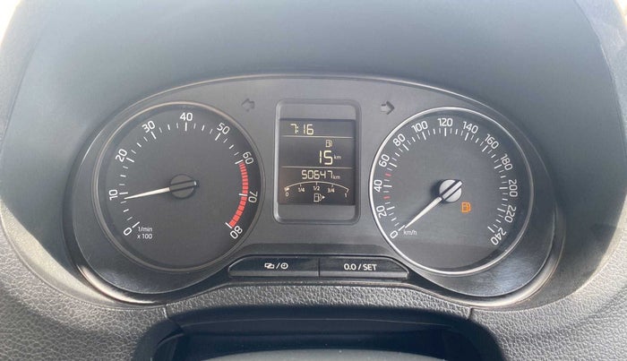 2018 Skoda Rapid STYLE 1.6 MPI, Petrol, Manual, 51,073 km, Odometer Image