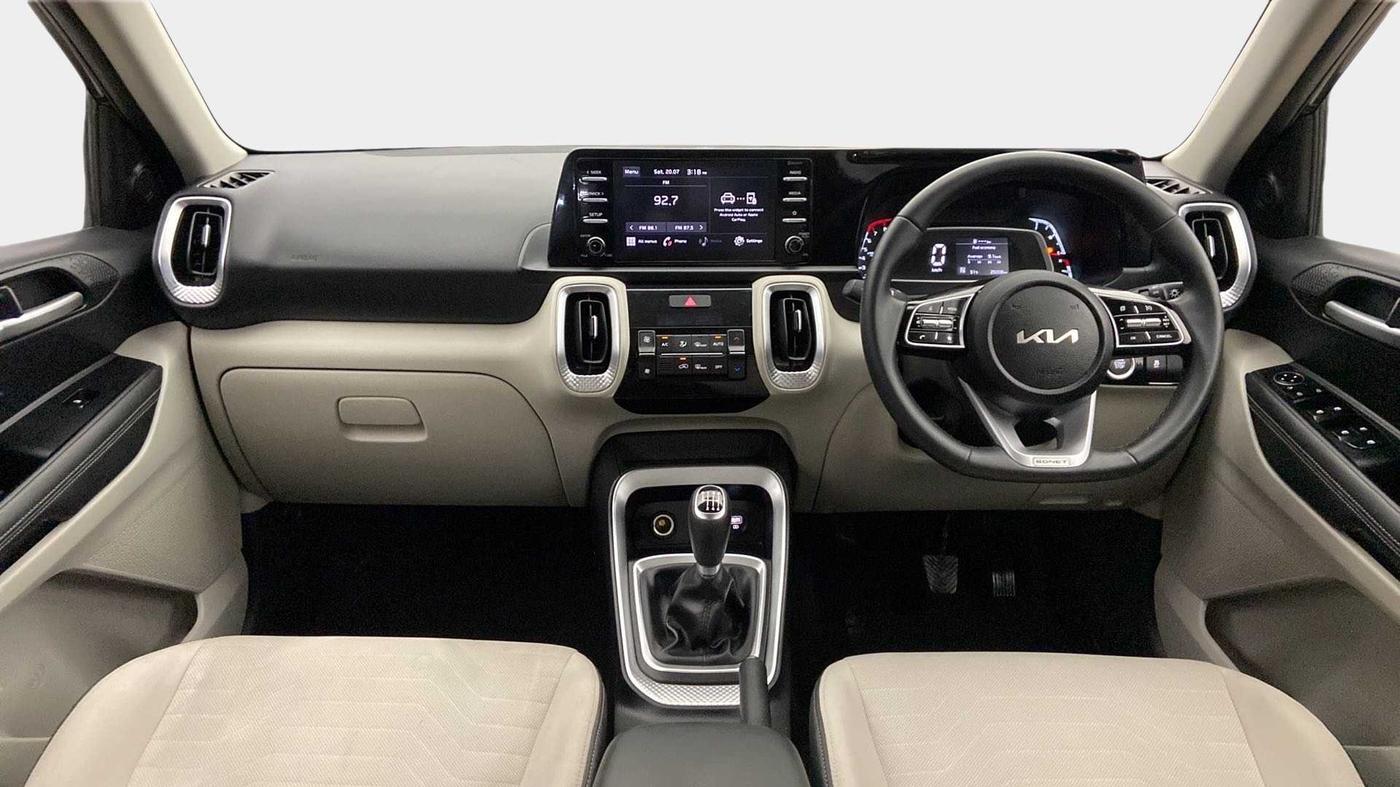 2021 KIA SONET HTX 1.0 IMT, Petrol, Manual, 24,996 km, Dashboard