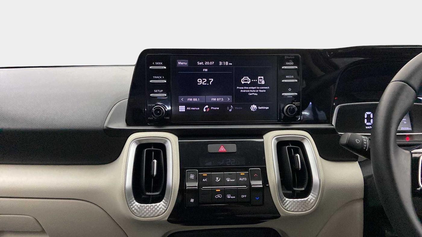 2021 KIA SONET HTX 1.0 IMT, Petrol, Manual, 24,996 km, Air Conditioner
