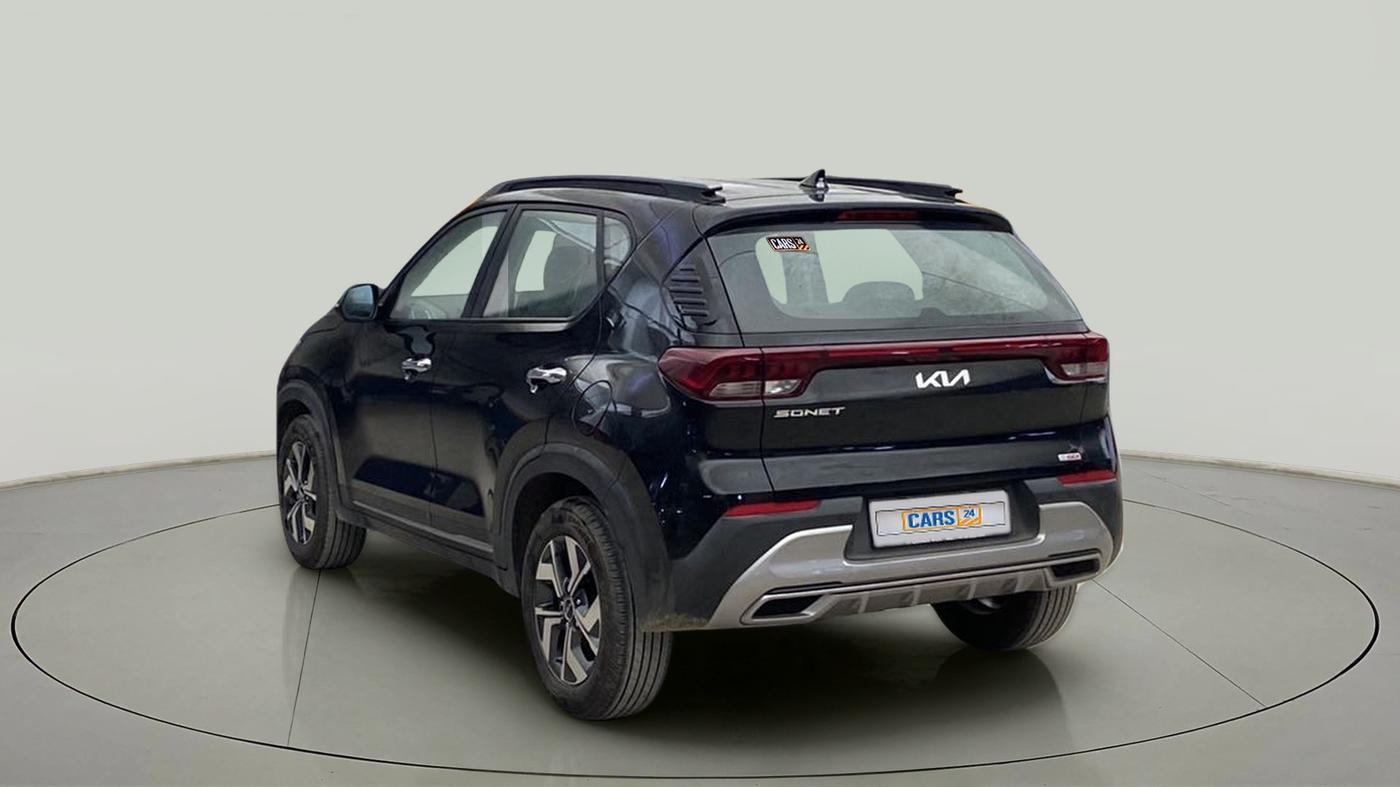 2021 KIA SONET HTX 1.0 IMT, Petrol, Manual, 24,996 km, Left Back Diagonal