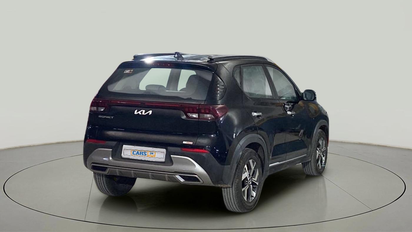 2021 KIA SONET HTX 1.0 IMT, Petrol, Manual, 24,996 km, Right Back Diagonal