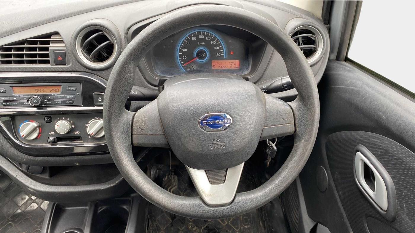 2018 Datsun Redi Go S 1.0, Petrol, Manual, 56,990 km, Steering Wheel Close Up