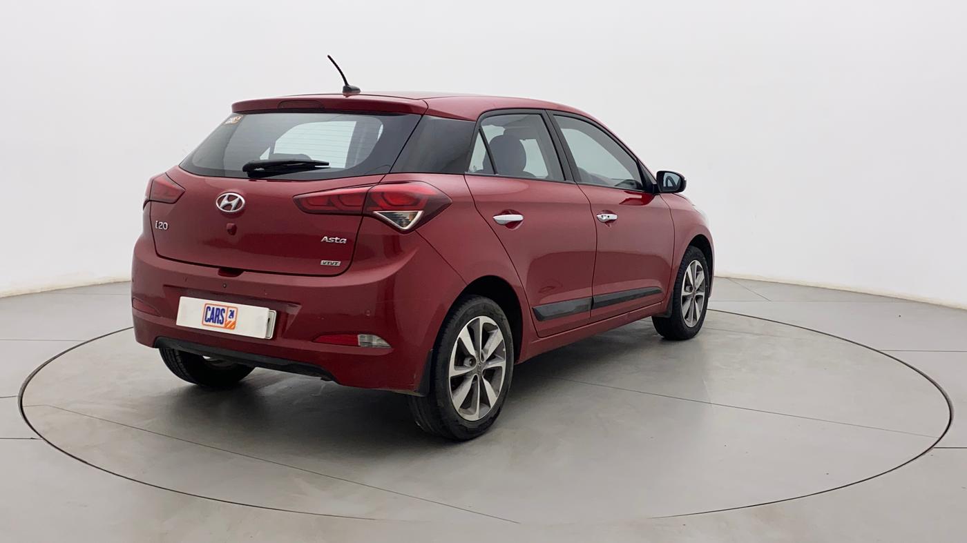 2016 Hyundai Elite i20 ASTA 1.2 (O), Petrol, Manual, 63,178 km, Right Back Diagonal