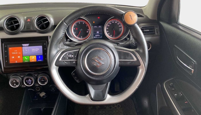 2020 Maruti Swift ZXI PLUS AMT, Petrol, Automatic, 45,992 km, Steering Wheel Close Up