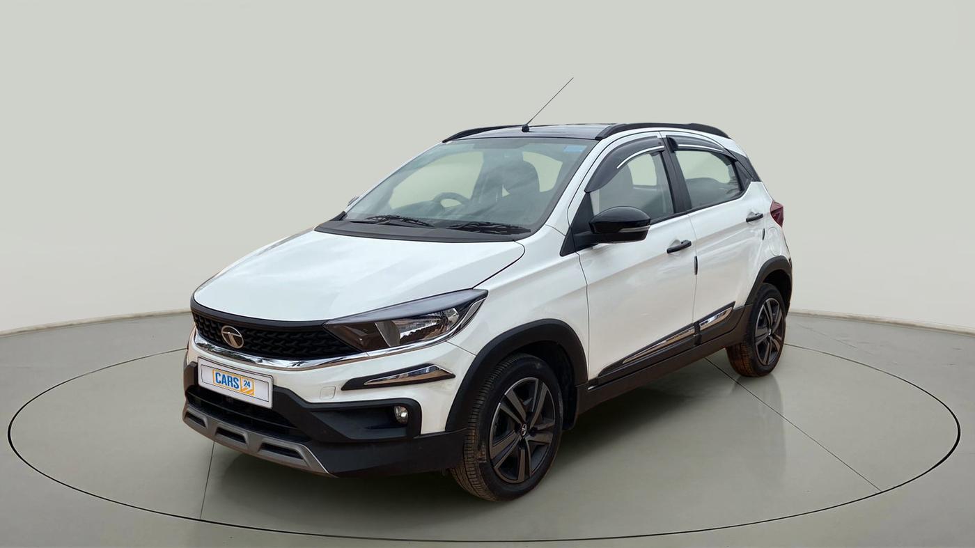 2023 Tata TIAGO NRG XZ AMT, Petrol, Automatic, 7,402 km, Left Front Diagonal