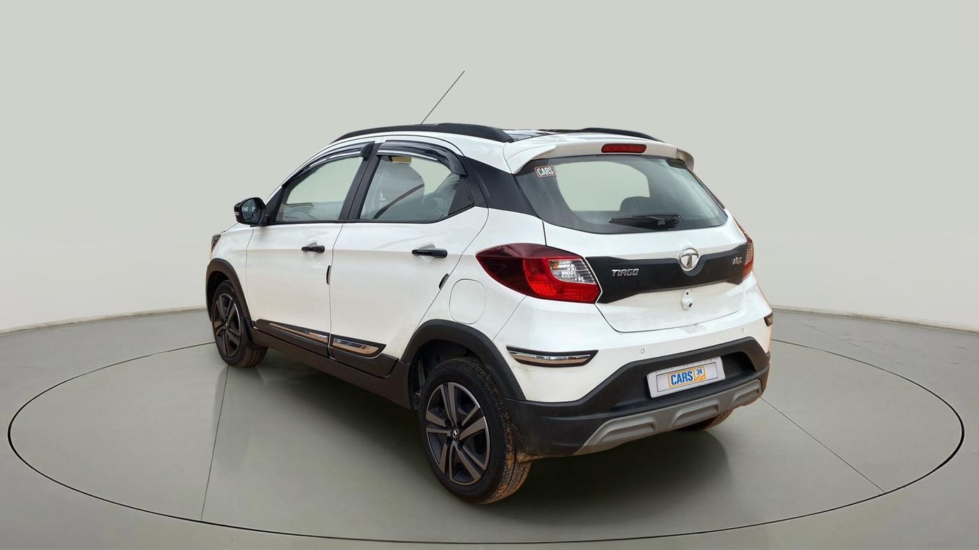2023 Tata TIAGO NRG XZ AMT, Petrol, Automatic, 7,402 km, Left Back Diagonal