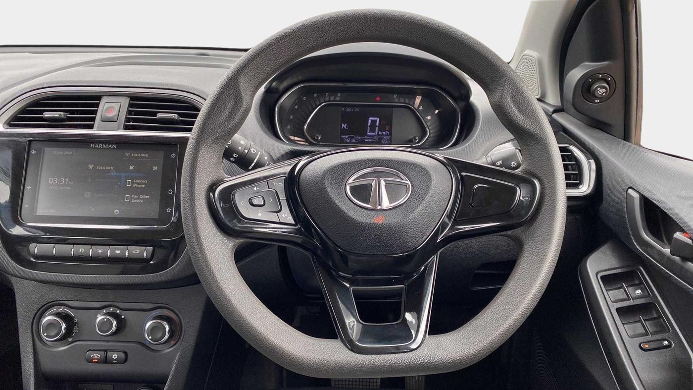 2023 Tata TIAGO NRG XZ AMT, Petrol, Automatic, 7,402 km, Steering Wheel Close Up