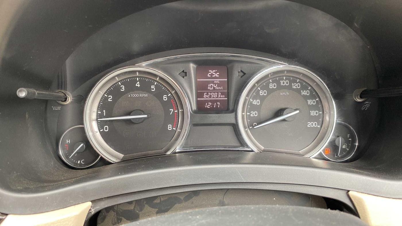 2017 Maruti Ciaz VXI+, Petrol, Manual, 62,978 km, Odometer Image