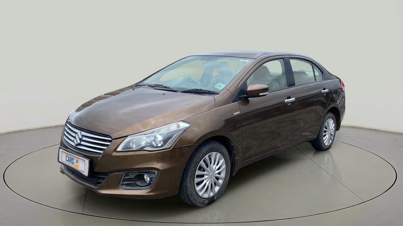 2017 Maruti Ciaz VXI+, Petrol, Manual, 62,978 km, Left Front Diagonal