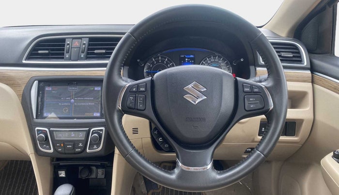 2019 Maruti Ciaz ALPHA  AT 1.5 SHVS PETROL, Petrol, Automatic, 29,041 km, Steering Wheel Close Up