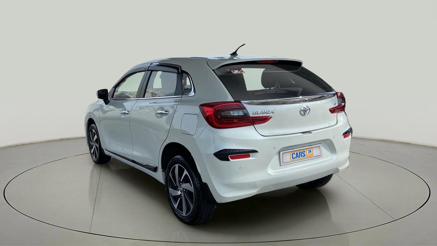 2022 Toyota Glanza G AMT, Petrol, Automatic, 12,312 km, Left Back Diagonal