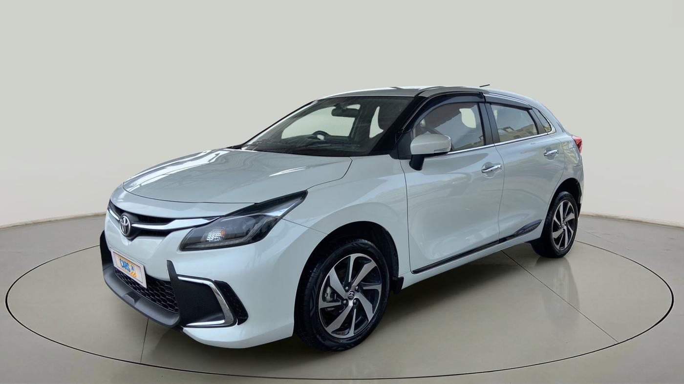 2022 Toyota Glanza G AMT, Petrol, Automatic, 12,312 km, Left Front Diagonal