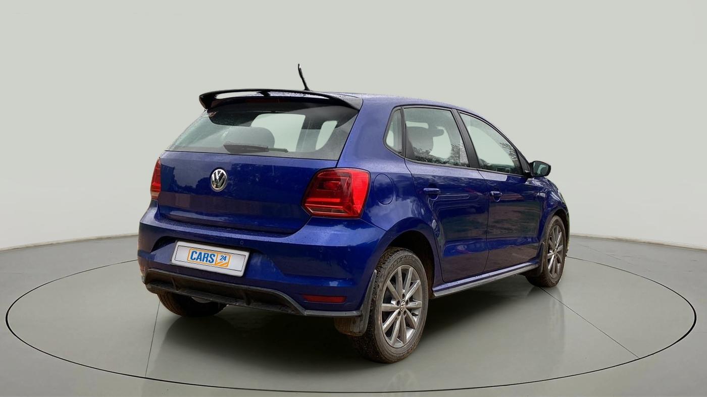 2021 Volkswagen Polo HIGHLINE PLUS 1.0L TSI AT, Petrol, Automatic, 44,597 km, Right Back Diagonal