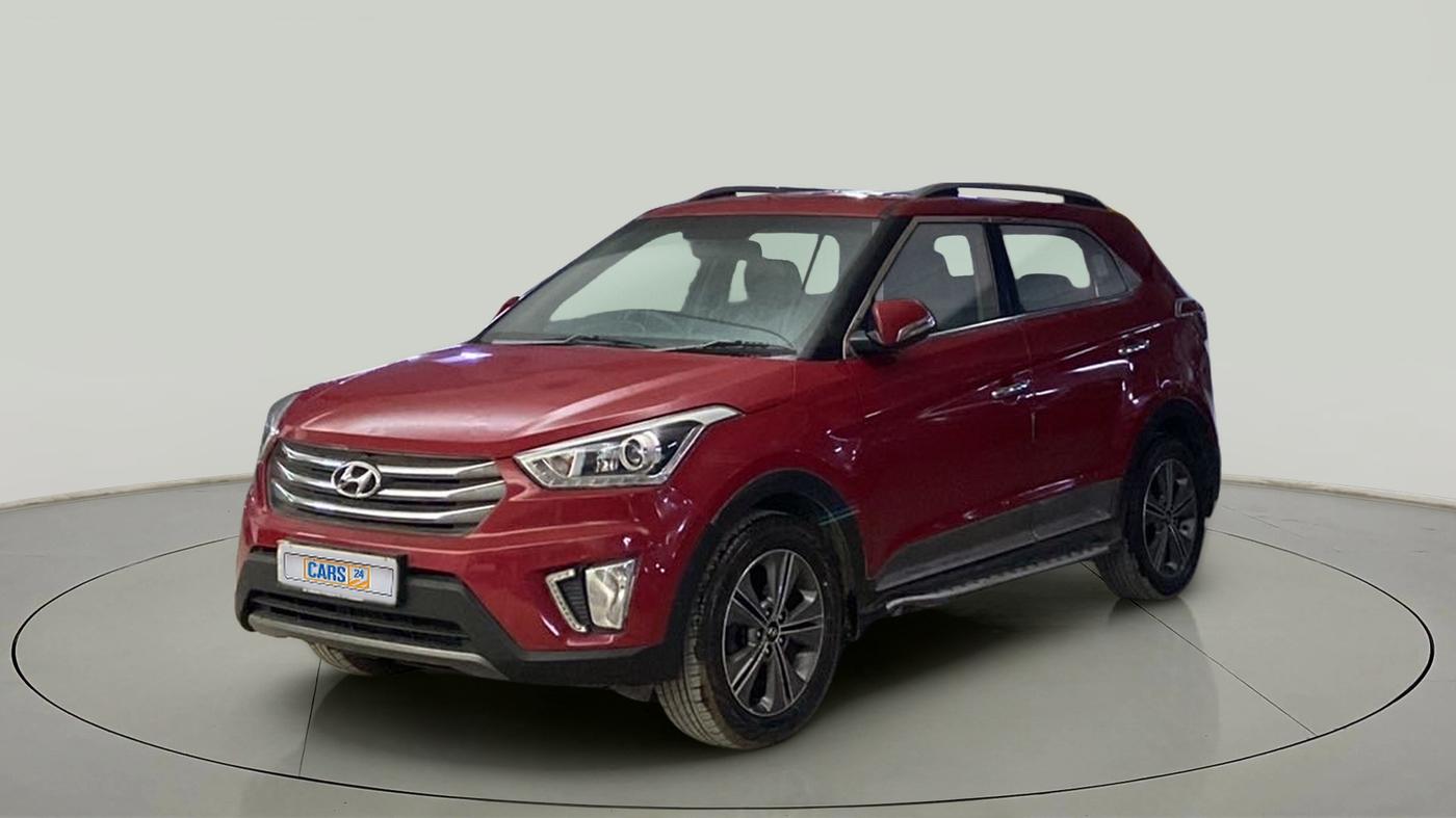 2017 Hyundai Creta SX PLUS AT 1.6 PETROL, Petrol, Automatic, 41,973 km, Left Front Diagonal