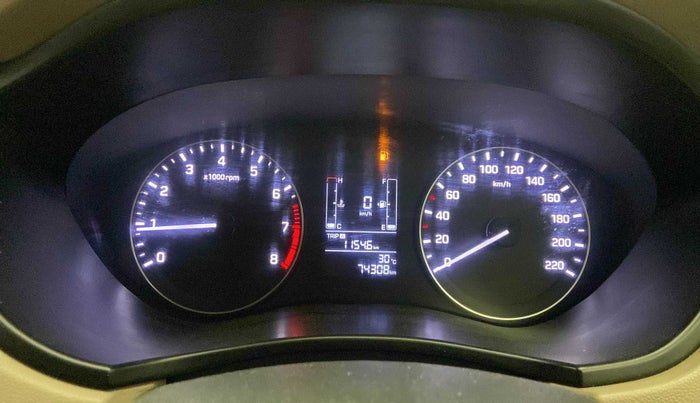 2016 Hyundai Elite i20 MAGNA 1.2, Petrol, Manual, 74,240 km, Odometer Image