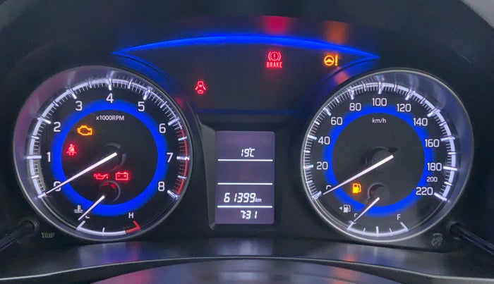 2017 Maruti Baleno DELTA 1.2 K12, CNG, Manual, 60,665 km, Odometer View