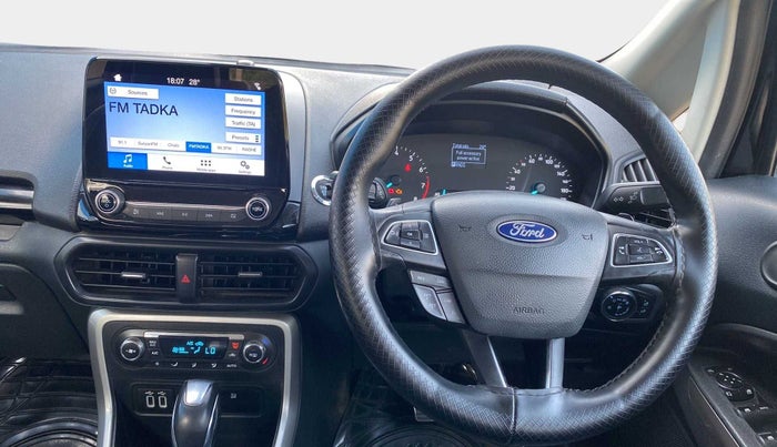 2018 Ford Ecosport TITANIUM + 1.5L PETROL AT, Petrol, Automatic, 46,047 km, Steering Wheel Close Up