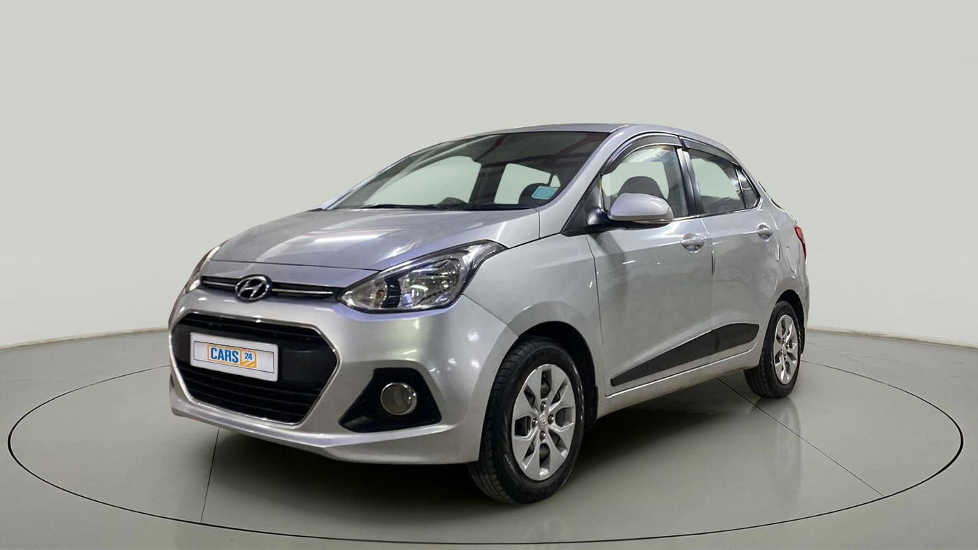 2015 Hyundai Xcent S 1.2, CNG, Manual, 46,038 km, Left Front Diagonal
