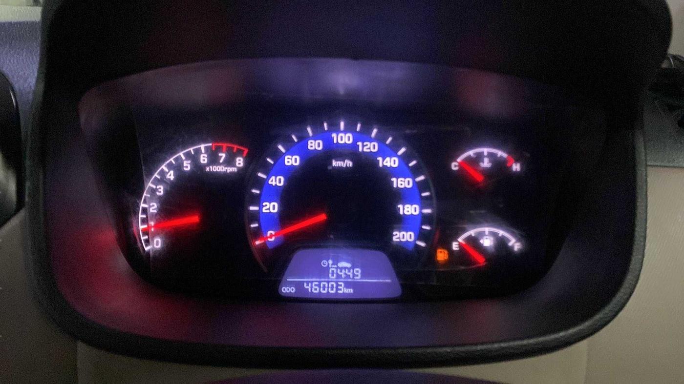 2015 Hyundai Xcent S 1.2, CNG, Manual, 46,038 km, Odometer Image