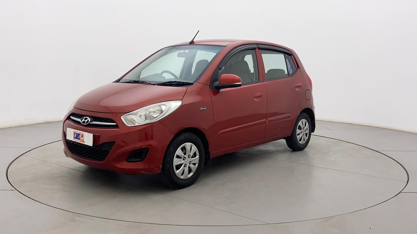 2012 Hyundai i10 SPORTZ 1.2, Petrol, Manual, 98,993 km, Left Front Diagonal