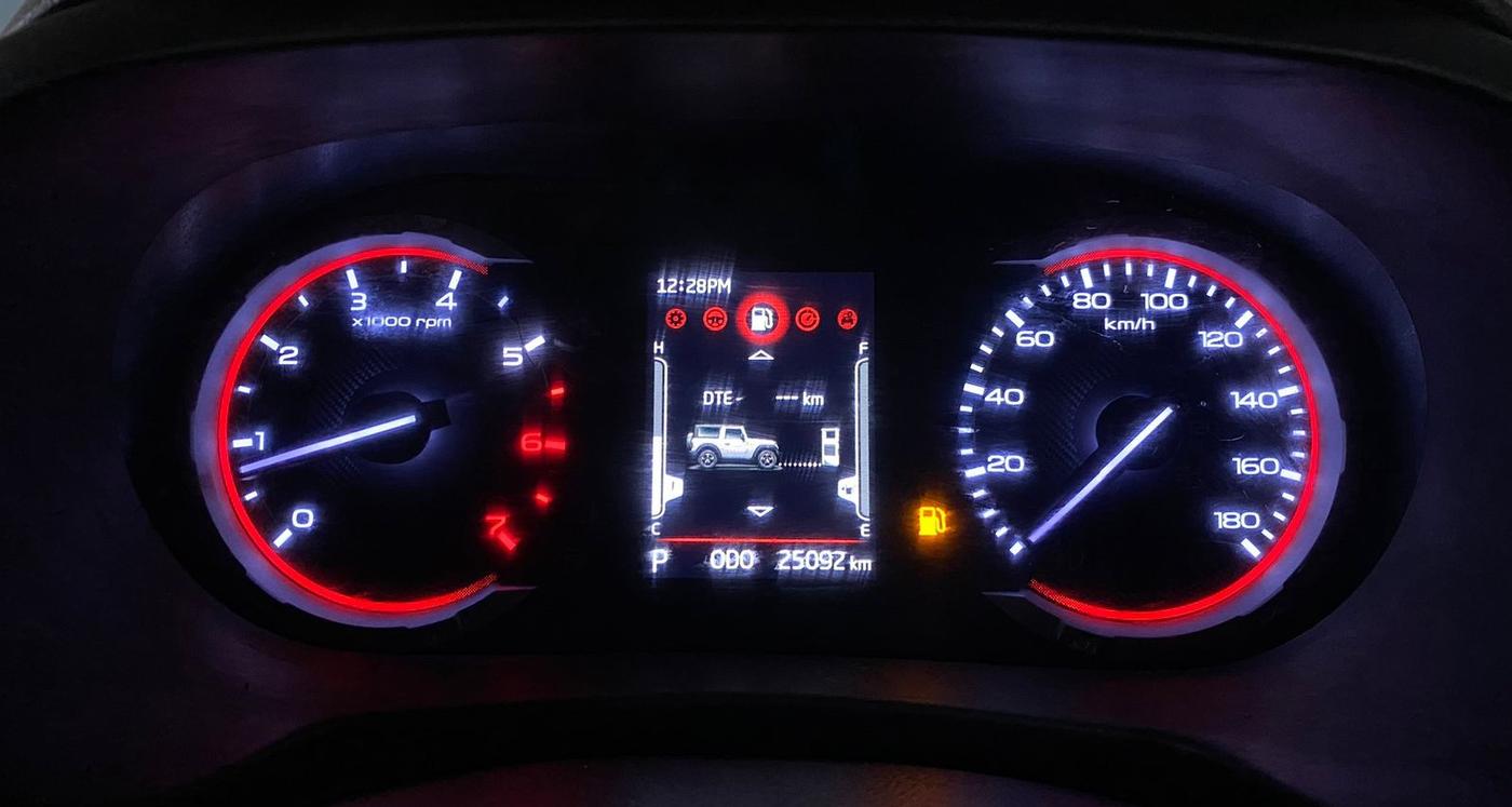 2021 Mahindra Thar LX PETROL HT 4WD AT, Petrol, Automatic, 25,617 km, Odometer Image
