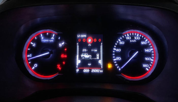 2021 Mahindra Thar LX PETROL HT 4WD AT, Petrol, Automatic, 25,617 km, Odometer Image