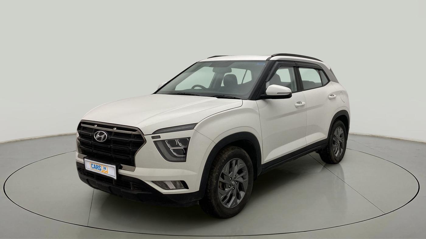 2020 Hyundai Creta SX (O) 1.4 TURBO DCT, Petrol, Automatic, 72,204 km, Left Front Diagonal