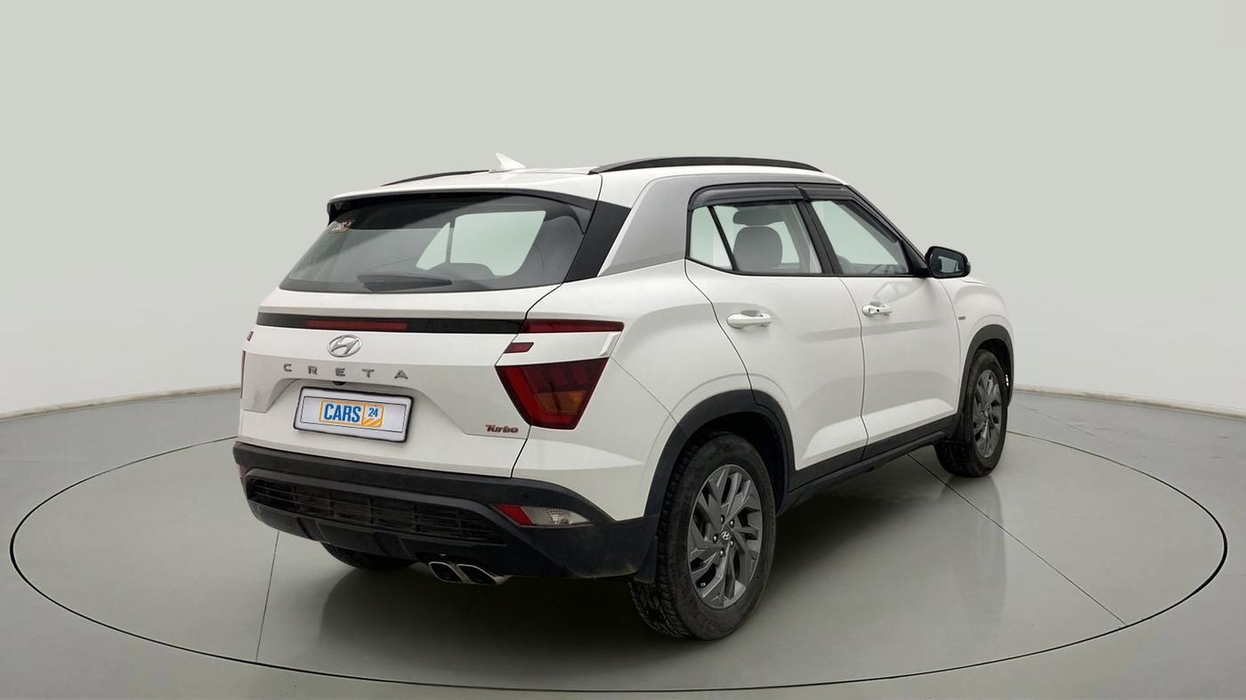 2020 Hyundai Creta SX (O) 1.4 TURBO DCT, Petrol, Automatic, 72,204 km, Right Back Diagonal