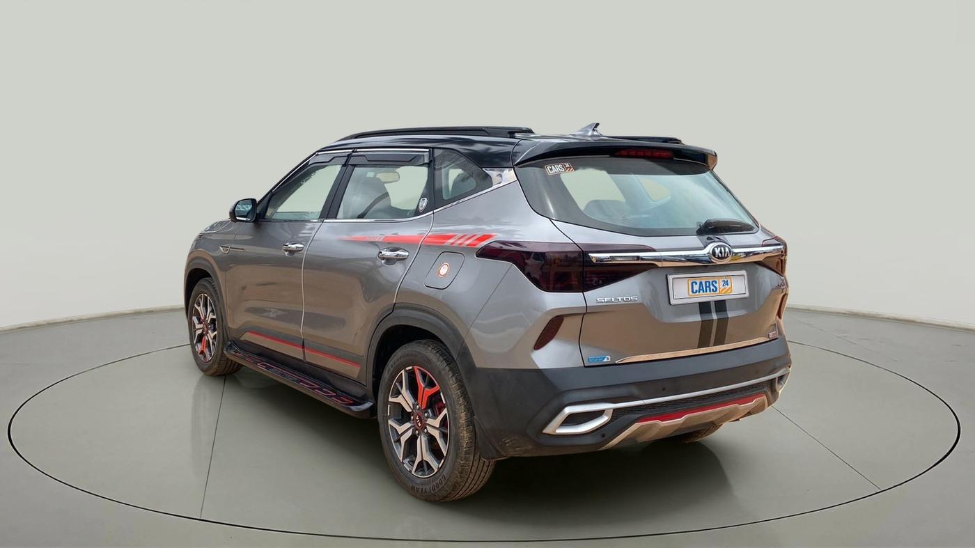 2019 KIA SELTOS GTX PLUS DCT 1.4 PETROL, Petrol, Automatic, 29,077 km, Left Back Diagonal