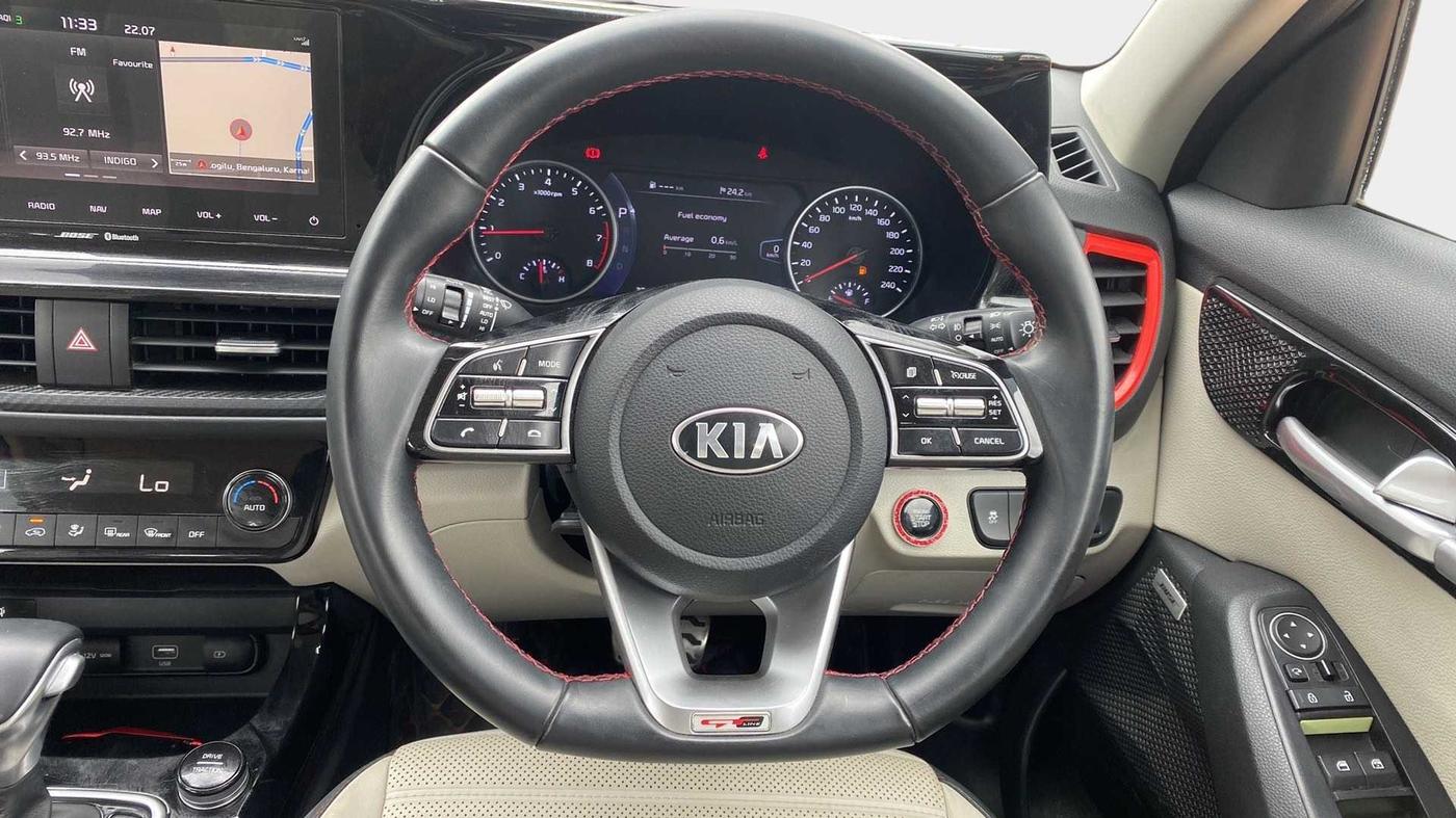 2019 KIA SELTOS GTX PLUS DCT 1.4 PETROL, Petrol, Automatic, 29,077 km, Steering Wheel Close Up